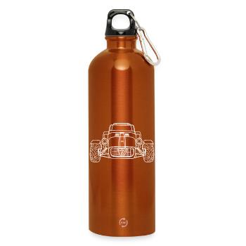 Caterham 7 Sportwagen - Trinkflasche mit Karabiner 750 ml - Orange - Vorne