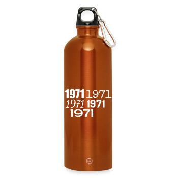 1971 - Trinkflasche mit Karabiner 750 ml - Orange - Vorne