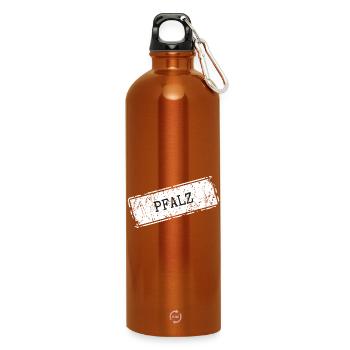 Fascination Palatinat Vin Pays Design - Gourde en inox avec mousqueton 750 ml - orange - Devant