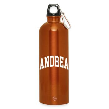 Andrea - Trinkflasche mit Karabiner 750 ml - Orange - Vorne