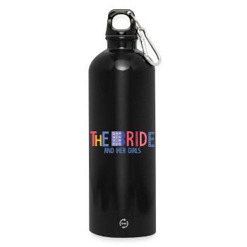 die Braut - Trinkflasche mit Karabiner 750 ml - Schwarz - Vorne