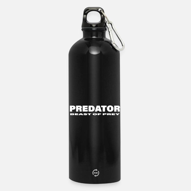 Predator - Water Bottle with carabiner 750 ml - black