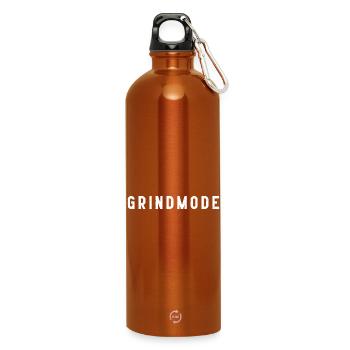 Grindmode - Water Bottle with carabiner 750 ml - burnt orange - Front