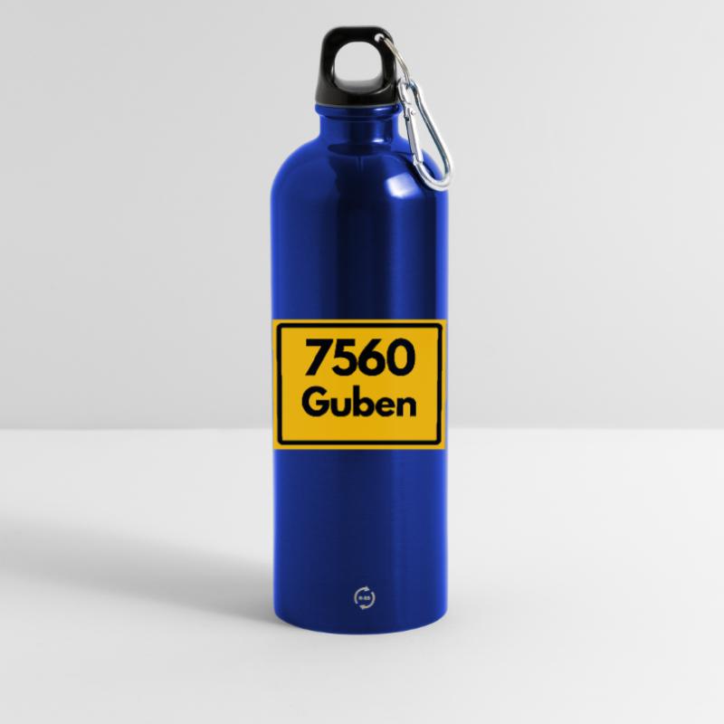 OLD POSTCODE POSTCODE RETRO 7560 GUBEN Water Bottle with carabiner 750 ml