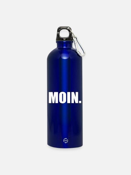 MOIN - Trinkflasche mit Karabiner 750 ml - Königsblau
