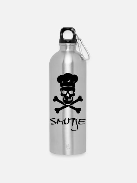 Smutje - Trinkflasche mit Karabiner 750 ml - Lightsilver