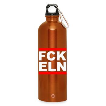 FCK ELN - Trinkflasche mit Karabiner 750 ml - Orange - Vorne