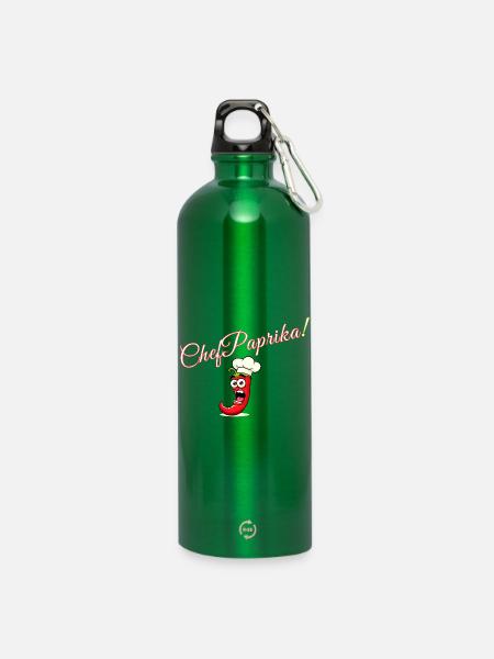 Chef Paprika - Trinkflasche mit Karabiner 750 ml - Kelly Green