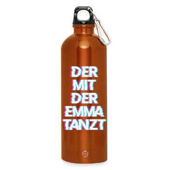Hardtekk Tekk - Water Bottle with carabiner 750 ml - burnt orange - Front