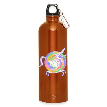 unicorn - Water Bottle with carabiner 750 ml - burnt orange - Front