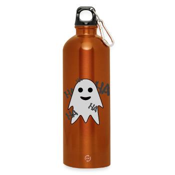 Ghost - Water Bottle with carabiner 750 ml - burnt orange - Front
