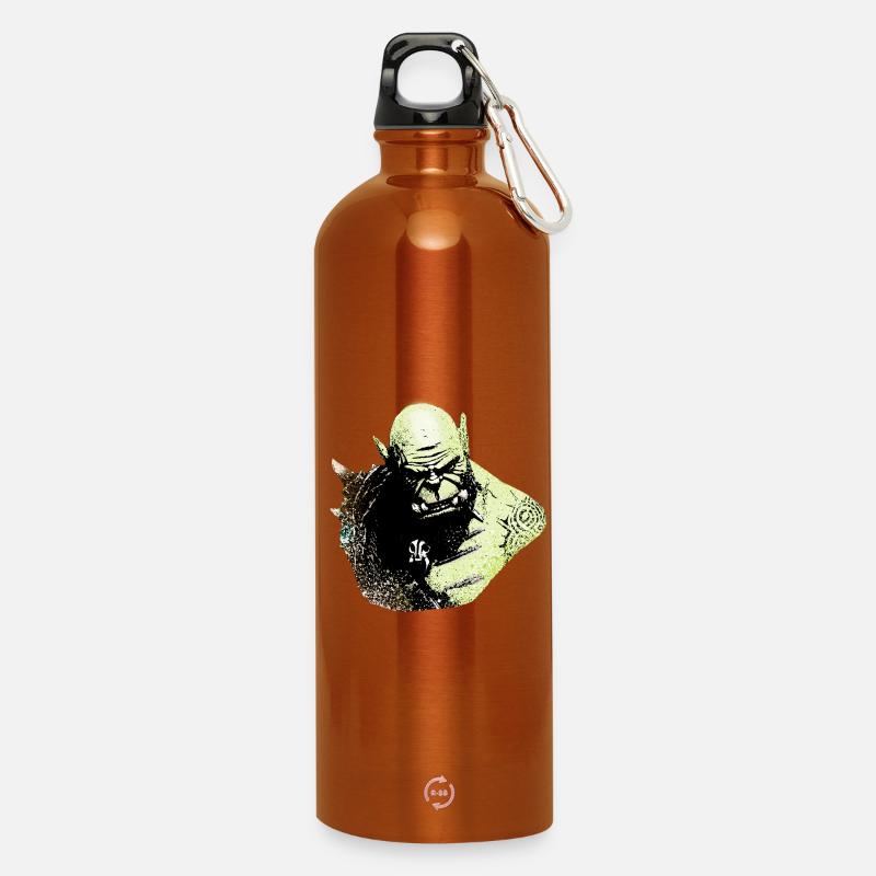 Teamhorde - Trinkflasche mit Karabiner 750 ml - Orange