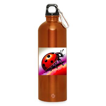 ladybird - Water Bottle with carabiner 750 ml - burnt orange - Front