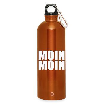 MOIN MOIN - Trinkflasche mit Karabiner 750 ml - Orange - Vorne
