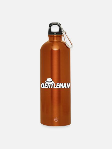 GENTLEMAN - Trinkflasche mit Karabiner 750 ml - Orange