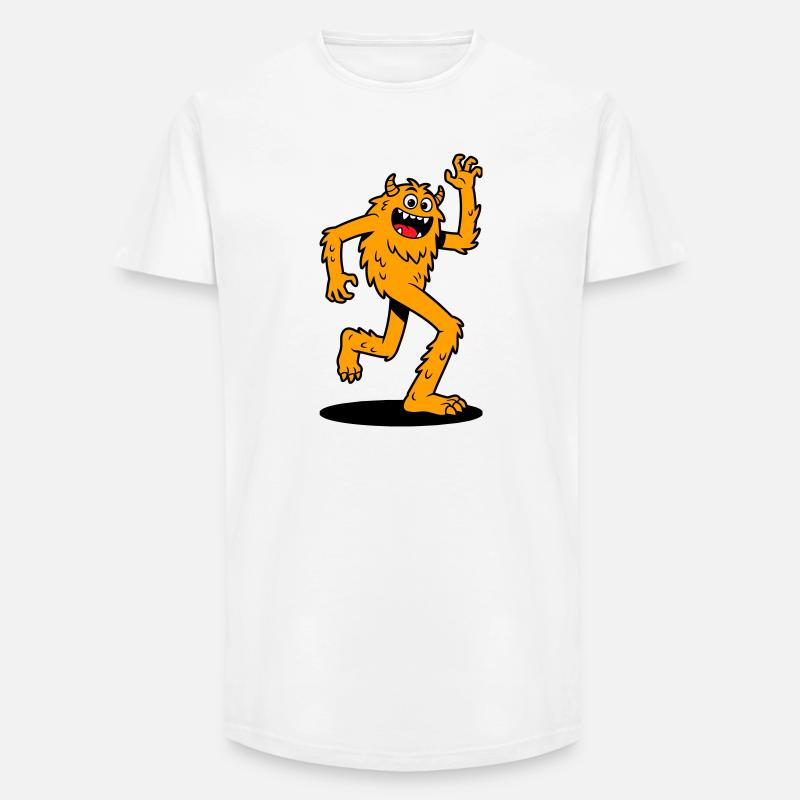 sample - Long Fit Men's T-Shirt - white