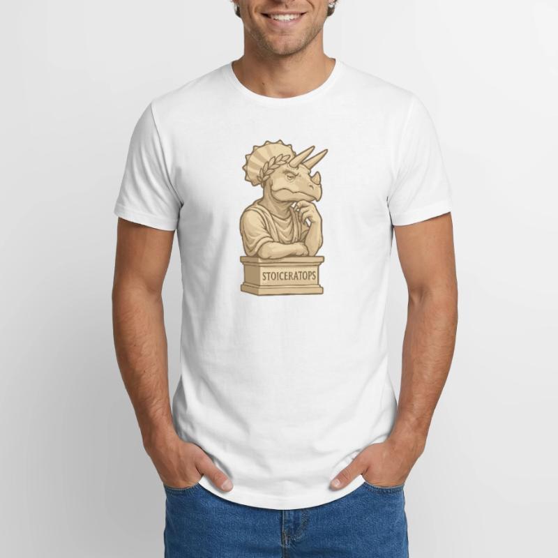 Stoiceratops Long Fit Men's T-Shirt