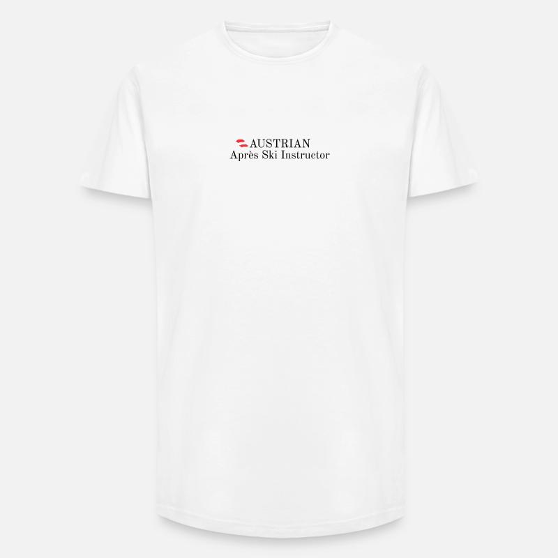 Austrian Apres Ski Instructor - Long Fit Männer T-Shirt - Weiß