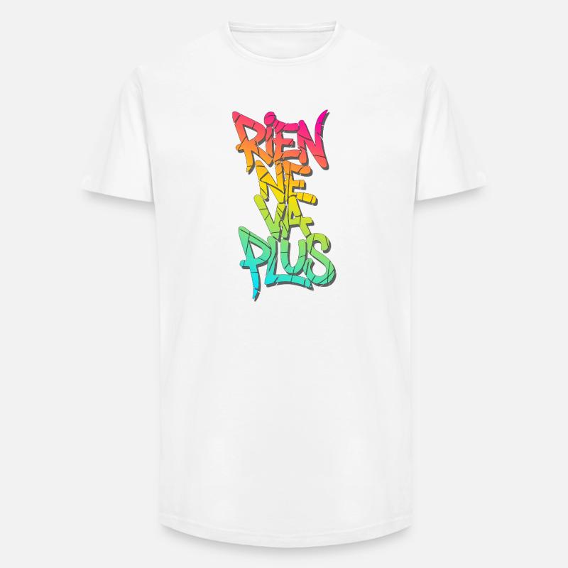 Rien ne va plus - Long Fit Männer T-Shirt - Weiß