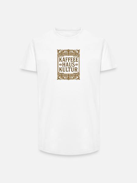 Coffee house culture - Long Fit Men's T-Shirt - white