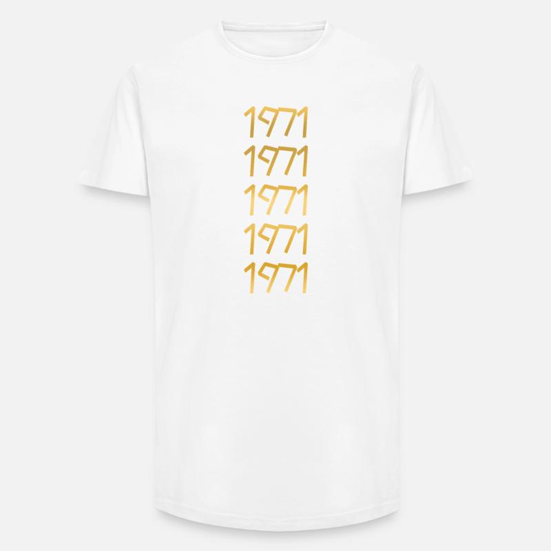 Freizeit 1971 - Long Fit Männer T-Shirt - Weiß