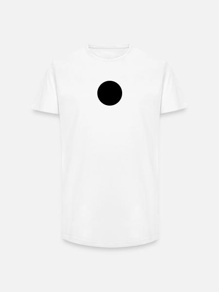 Blau-grüner Globus - Long Fit Männer T-Shirt - Weiß