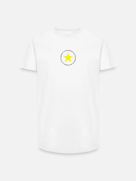 Mantric 2 - I am - Long Fit Men's T-Shirt - white