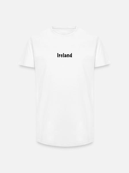 Ireland - Long Fit Männer T-Shirt - Weiß