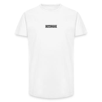 Botswana - Long Fit Men's T-Shirt - white - Front - AI Model Male 185 light (185cm)