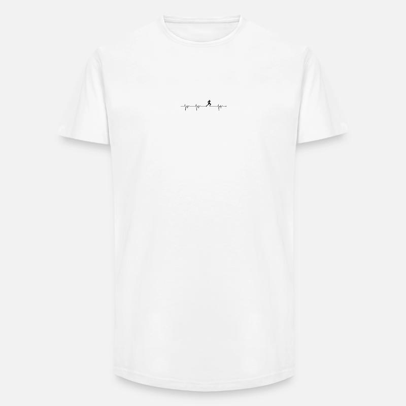 Bitte laden Sie das Designbild hoch - Long Fit Männer T-Shirt - Weiß