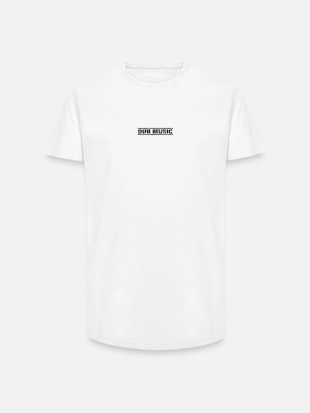 Dub Music - Long Fit Männer T-Shirt - Weiß