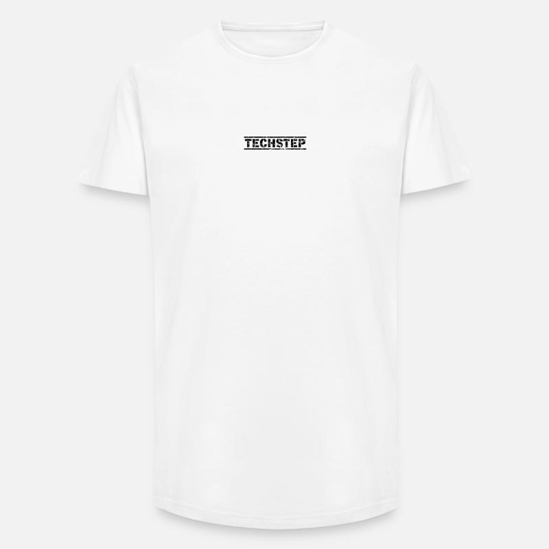 Techstep - Long Fit Männer T-Shirt - Weiß