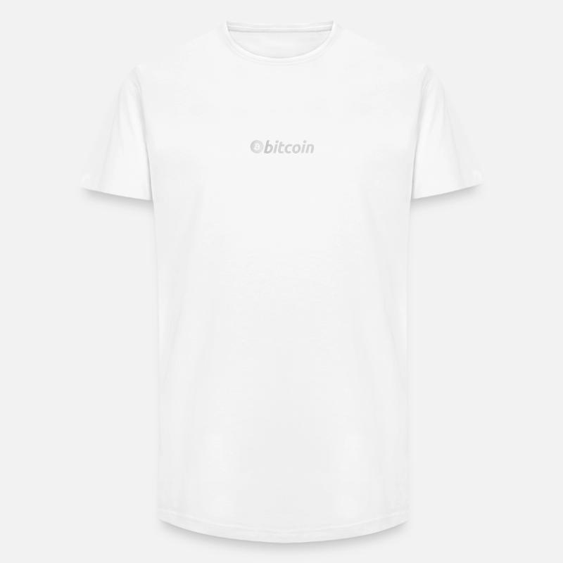HODL - Long Fit Männer T-Shirt - Weiß