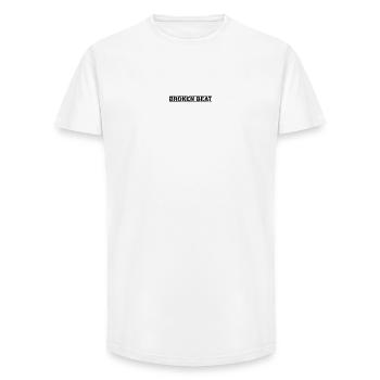 Broken Beat - Long Fit Men's T-Shirt - white - Front - AI Model Male 185 light (185cm)