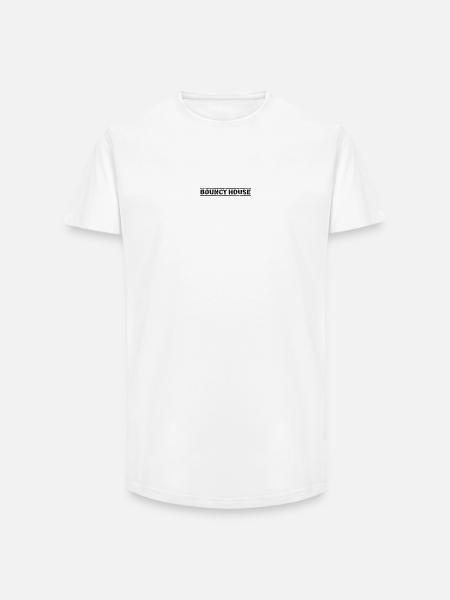 Maison gonflable - T-shirt coupe longue homme - blanc
