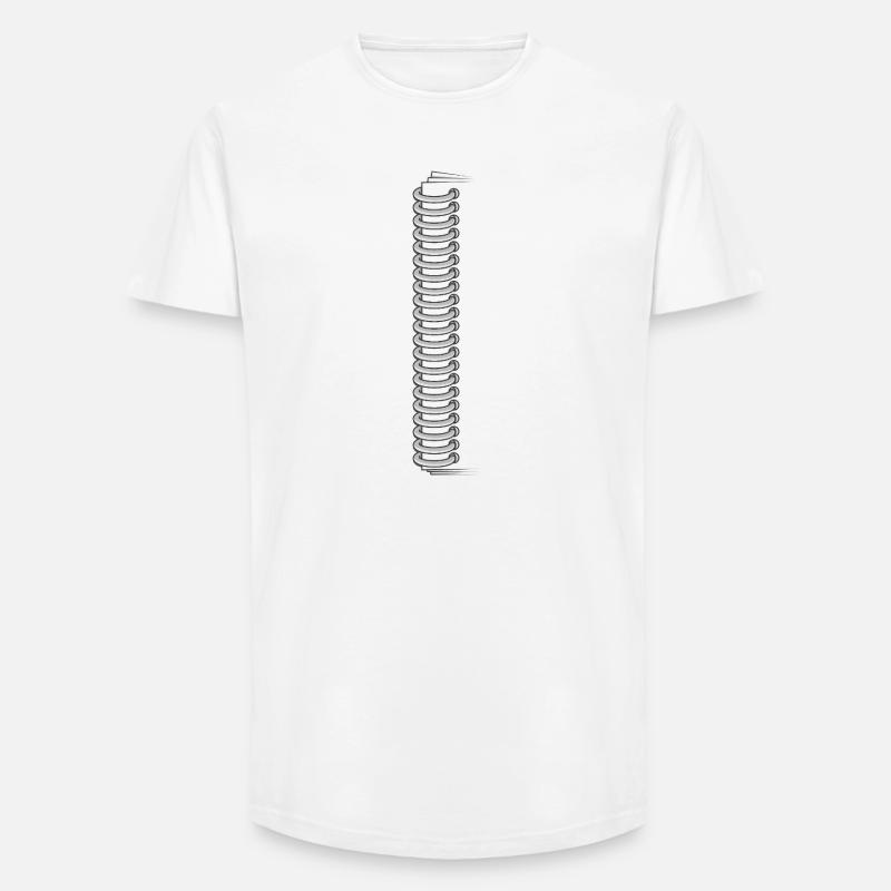 POSTSCRIPT - Long Fit Men's T-Shirt - white