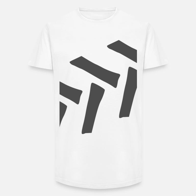 Executor profile - Long Fit Men's T-Shirt - white