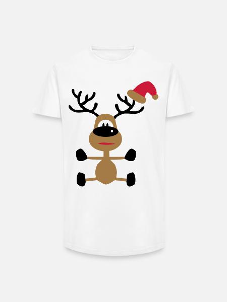 Christmas - Long Fit Men's T-Shirt - white