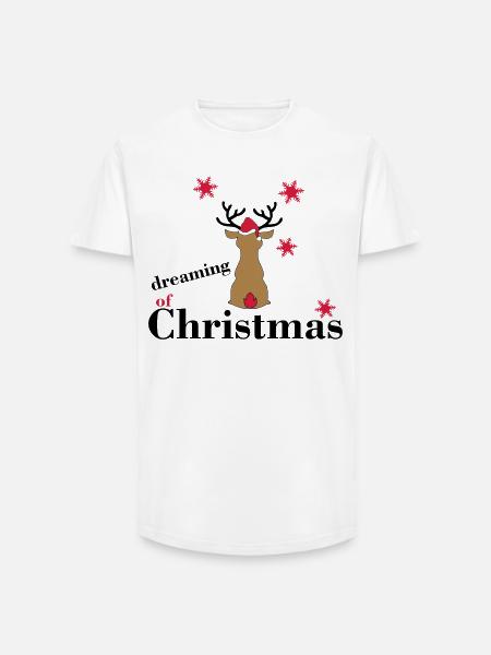 Kerstmis - Long Fit Men's T-Shirt - white