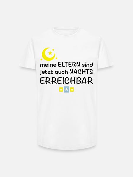 lustige Babysprüche - Long Fit Männer T-Shirt - Weiß
