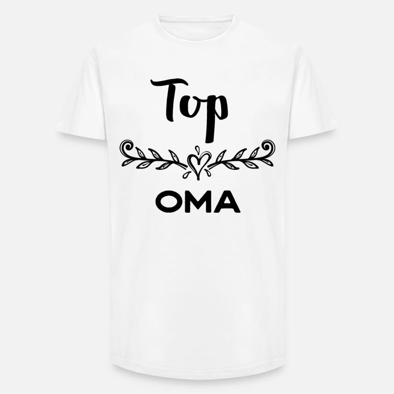 Oma Statement Großmutter Gratulation Superoma - Long Fit Männer T-Shirt - Weiß