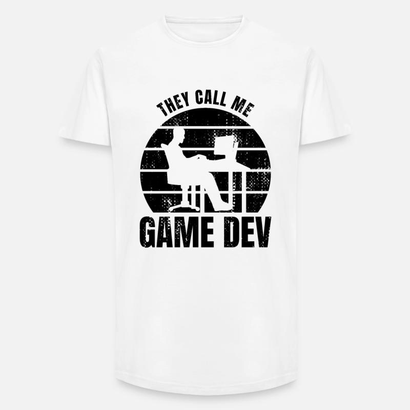 Game Developer - Long Fit Männer T-Shirt - Weiß