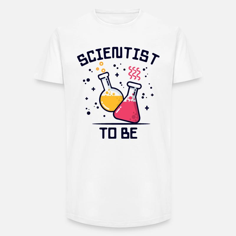 Workaholic Wissenschafter Statement Beruf Karriere - Long Fit Männer T-Shirt - Weiß