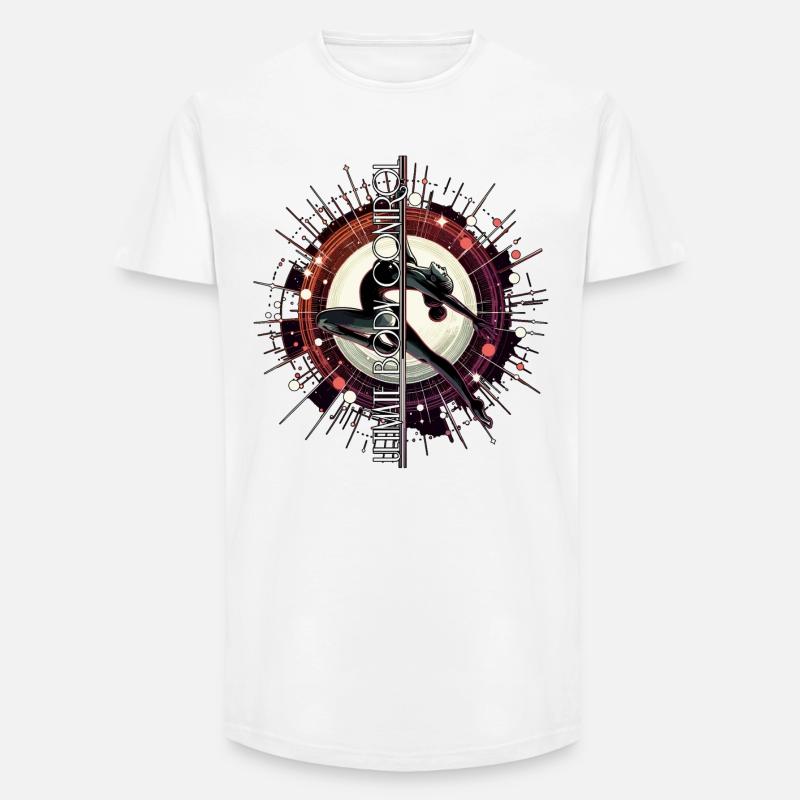 Pole Dance ultimative Körperkontrolle Geschenk - Long Fit Männer T-Shirt - Weiß
