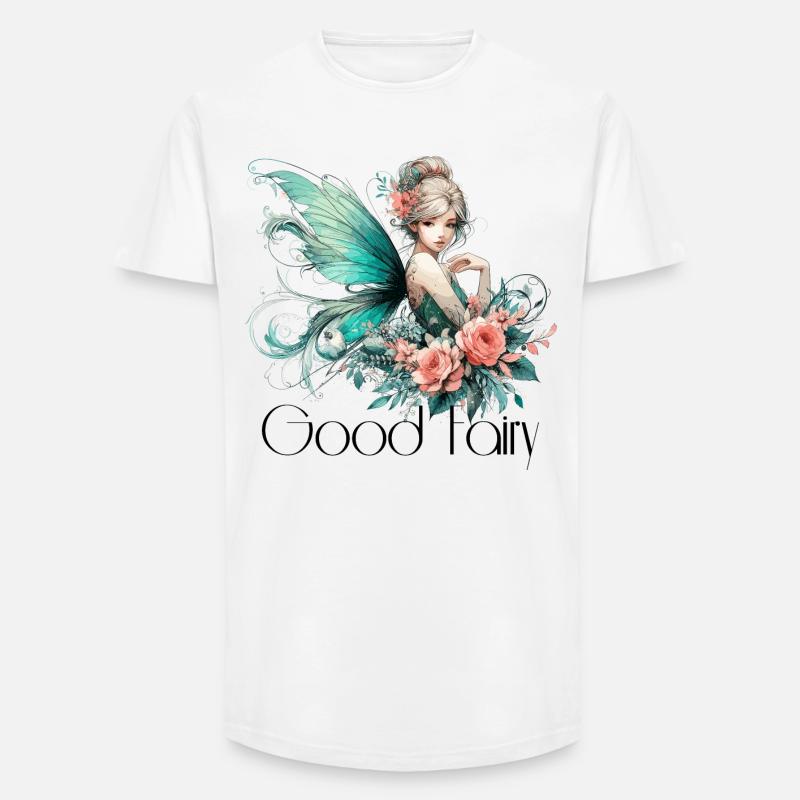 Gute Fee Geschenk - Long Fit Männer T-Shirt - Weiß