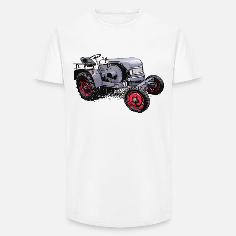 Oldtimer Traktor Kramer K12 - Long Fit Männer T-Shirt - Weiß
