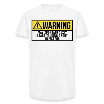 Hamster - Long Fit Men's T-Shirt - white - Front - AI Model Male 185 light (185cm)