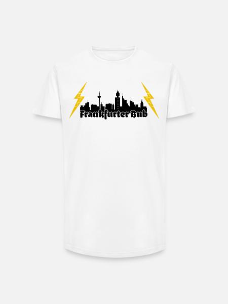 Frankfurter Bub ffm skyline - Long Fit Männer T-Shirt - Weiß
