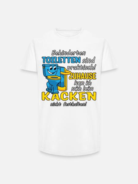 Disabled toilet - Long Fit Men's T-Shirt - white