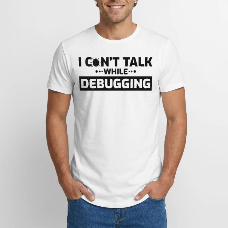 I can't speak while debugging Long Fit Men's T-Shirt
